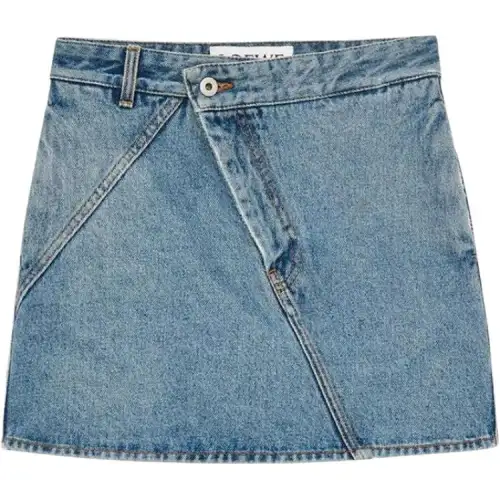 LOEWE Anagram Mini Skirt 'Mid Blue'
