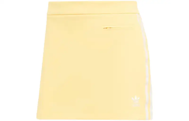 Adidas Originals Premium Crepe Skirt Casual Short Skirts Women's Yellow
