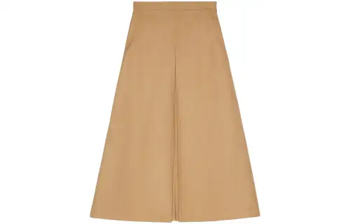GUCCI FW22 Casual Long Skirt Women's Brown