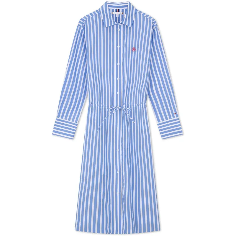 Tommy Hilfiger striped midi shirt dress
