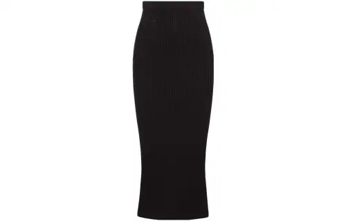 DIOR Casual Long Skirts Women's Black Mid Length Other