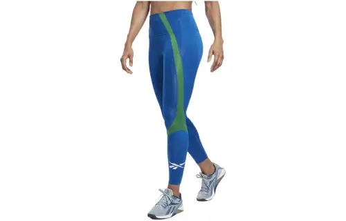 Reebok ID TRAIN BIG LOGO TIGHT Sports Pants Women's Blue