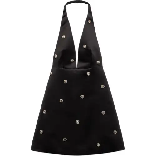 PRADA FW24 Slip Dress Women's Black