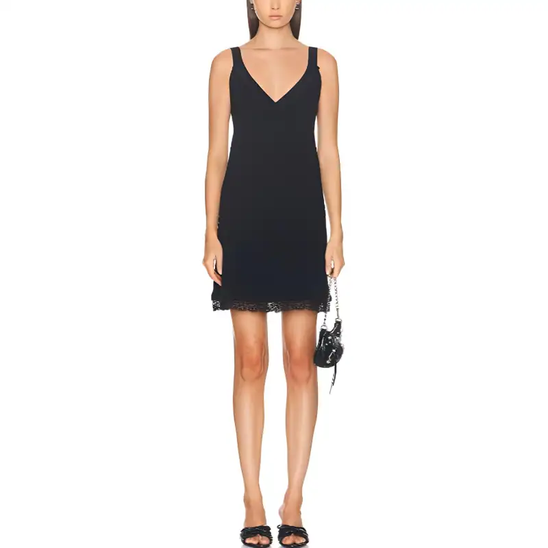 Balenciaga Sleeveless Dress Women's Black
