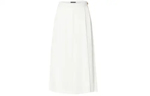 LOUIS VUITTON Casual Long Skirt Women's White