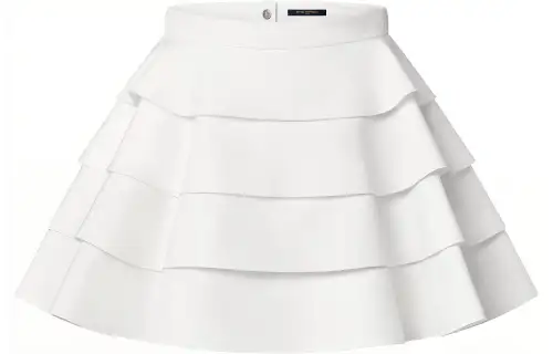 LOUIS VUITTON x Yayoi Kusama Casual Short Skirts Women's White