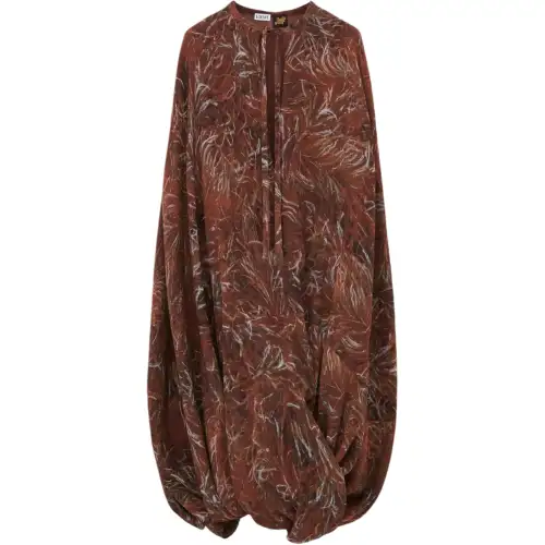 LOEWE Paula's Ibiza Sleeveless Dress Women's Brown