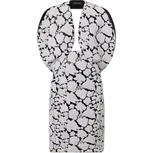 Lv 3D Flower Hourglass Dress