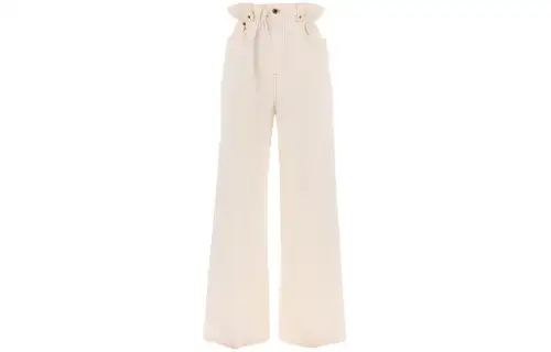 MIU MIU SS24 Jeans Women's Beige