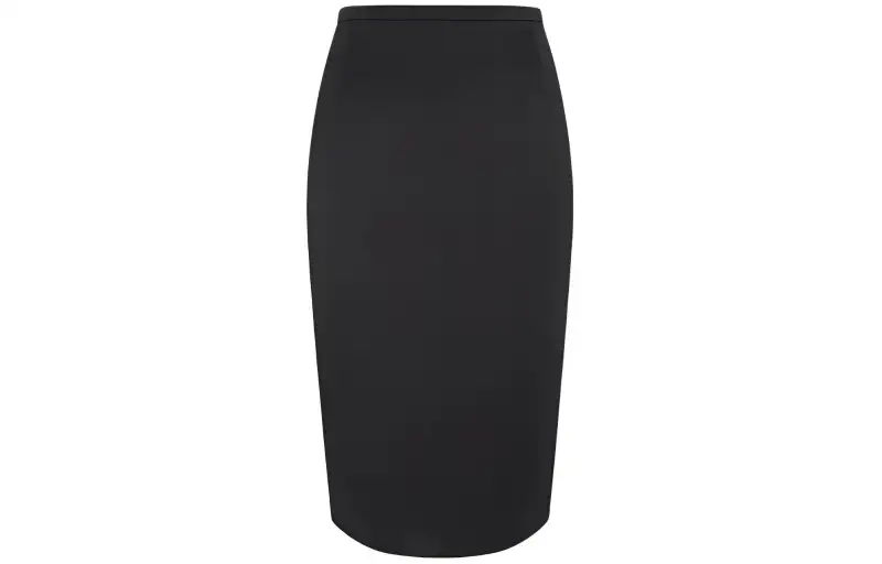 SAINT LAURENT Mid Rise Pencil Skirt