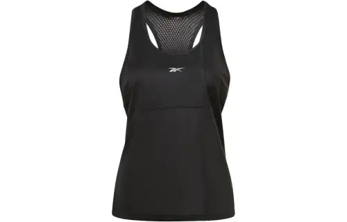 Reebok Sleeveless Sports Shirts Women's Black Racerback
