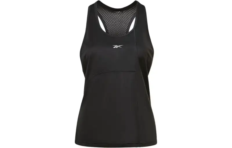 Reebok Sleeveless Sports Shirts Women's Black Racerback