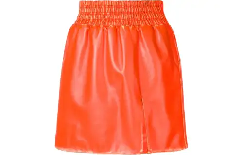 Miu Miu leather mini skirt