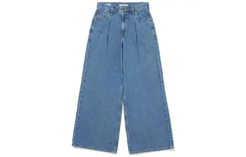 Levis Baggy Dad Wide Leg Jeans Women's Blue