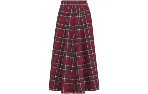 DIOR Casual Long Skirts Women's Red Moderate Long Other