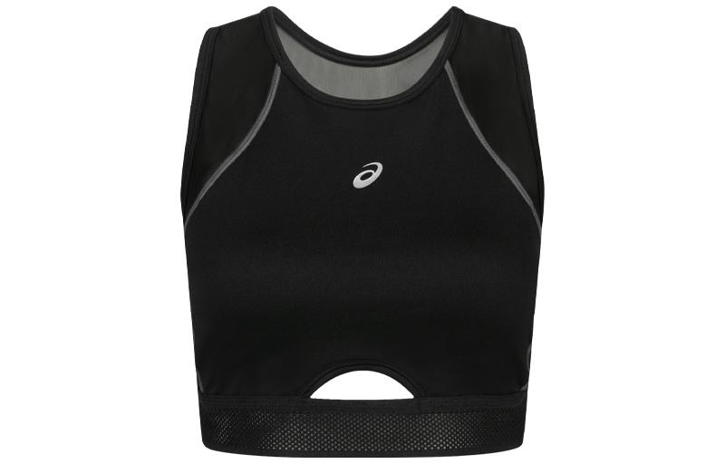 ASICS Sleeveless Sports Shirts Women's Black Other