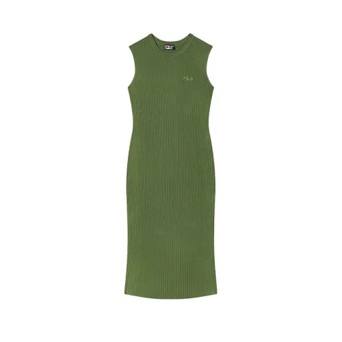 FILA MODERN HERITAGE Sleeveless Dress Women's Purple Lotus Green