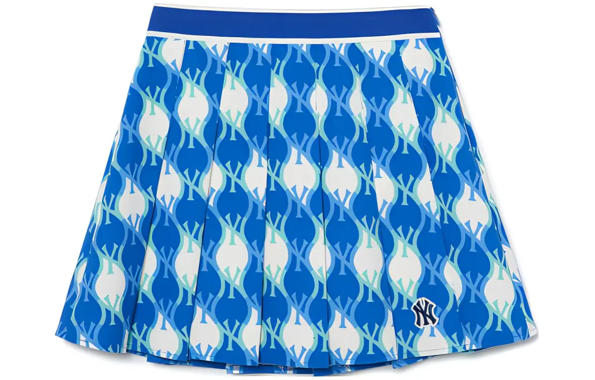 MLB New York Yankees Casual Short Skirts Women's Light Blue