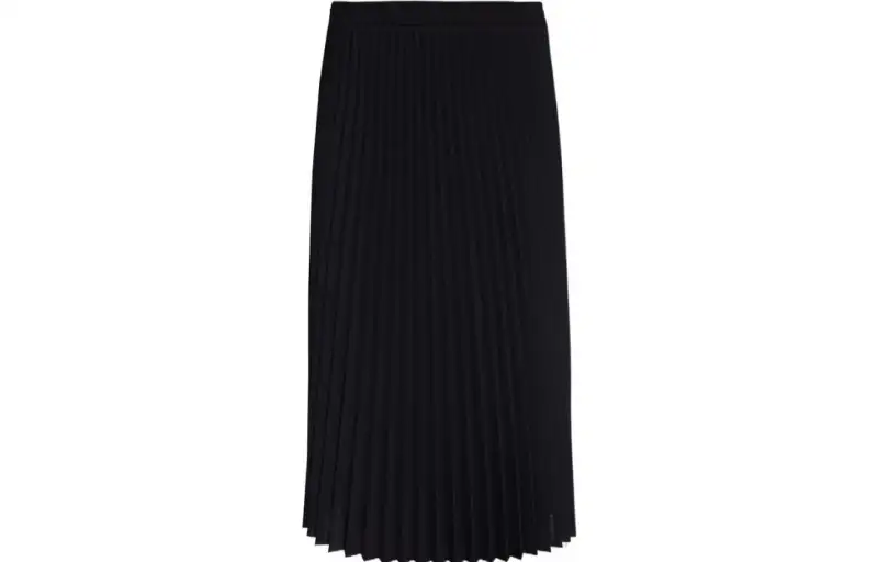 Vetements Pleated Midi Skirt