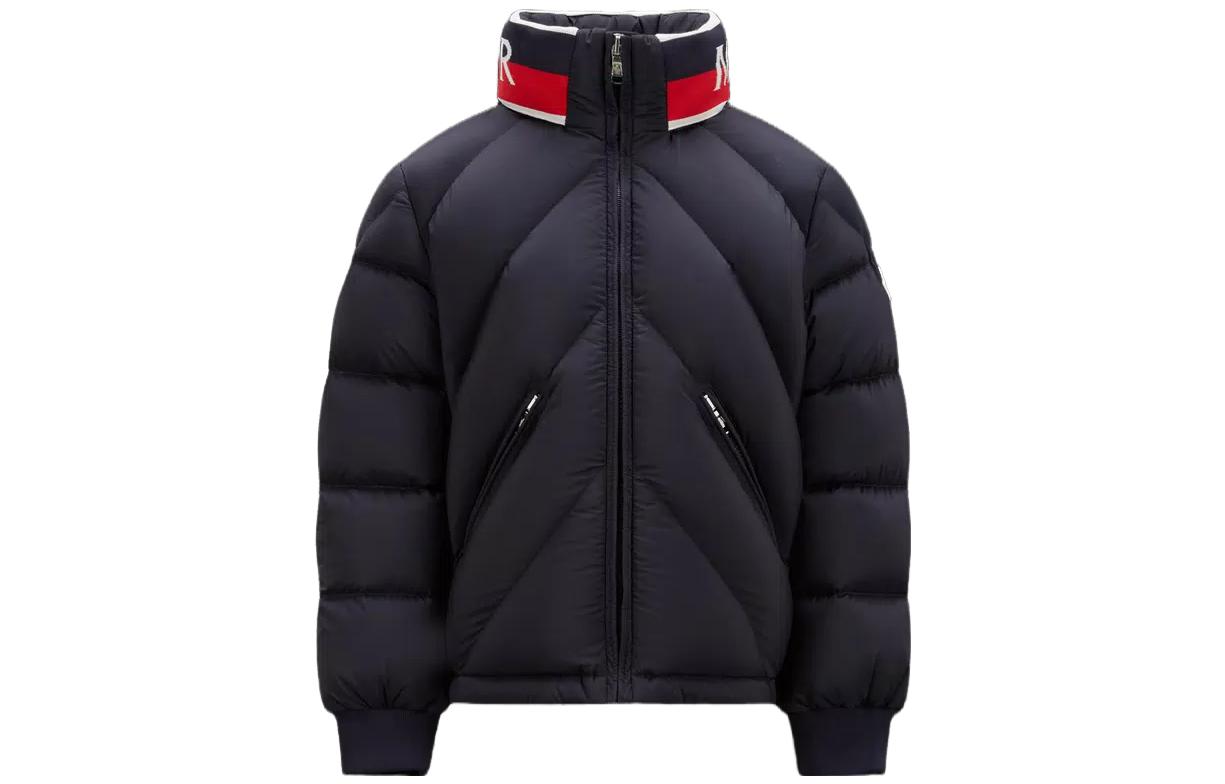 Куртка Moncler Victor Down Jacket (темно-синяя)