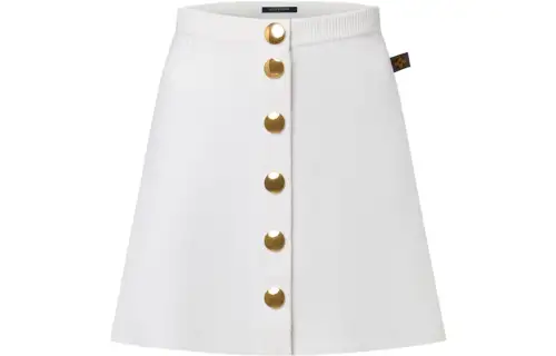 LOUIS VUITTON Casual Short Skirts Women's White