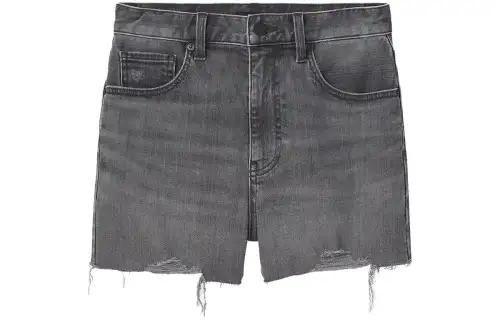UNIQLO Denim Shorts Women's Asphalt Gray Moderate