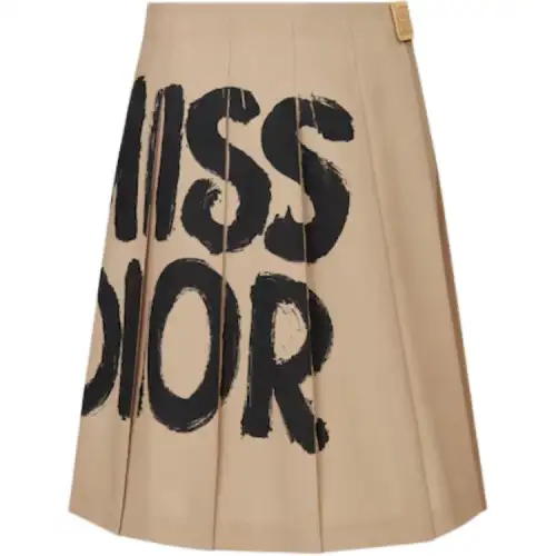 DIOR Casual Short Skirts Women's Beige