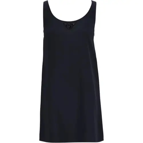 PRADA Scoop Neck Slip Dress