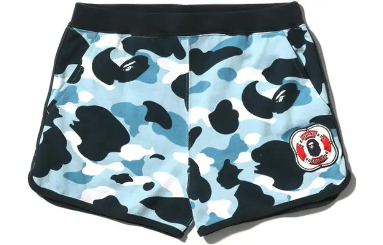 A BATHING APE Sports Shorts Women's Blue Moderate