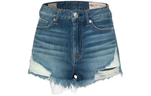 EVISU Denim Shorts Women's Denim Blue Moderate Other