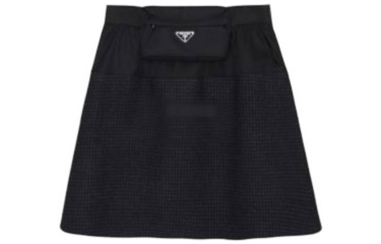 PRADA SS21 Casual Short Skirts Women's Black