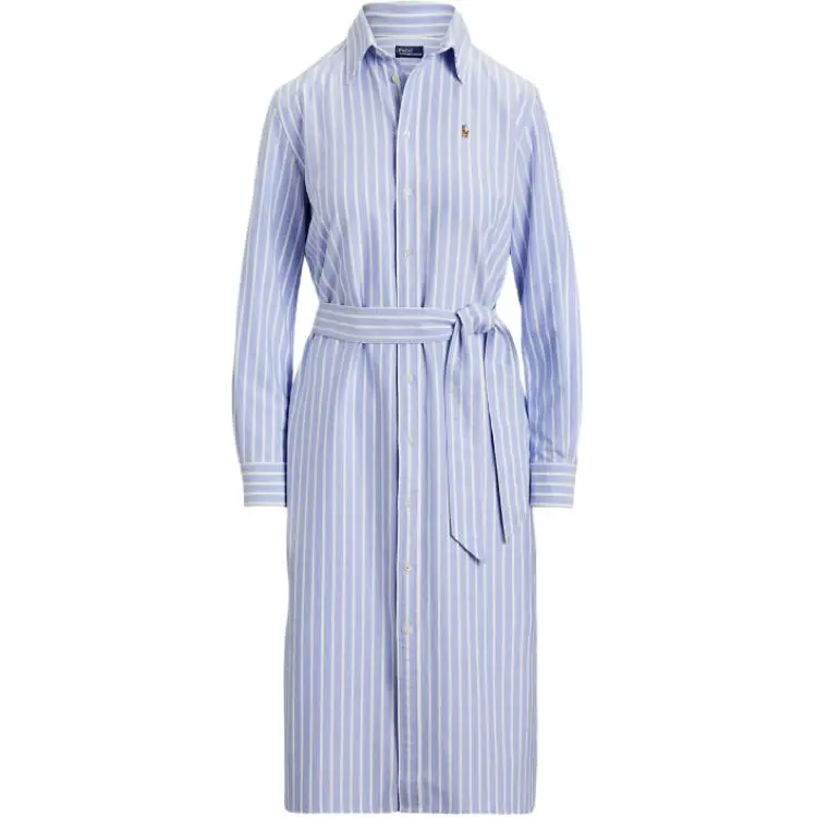 Polo Ralph Lauren Striped Long Sleeved Shirt Dress
