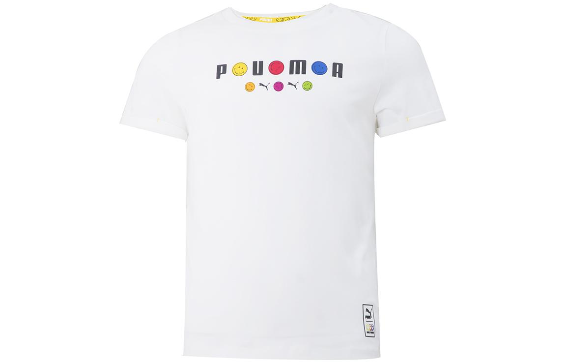 Детская футболка PUMA Smileyworld (белая)