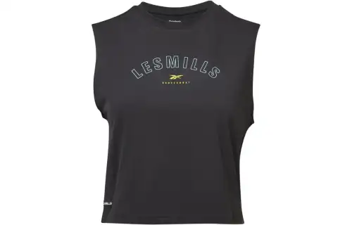 Reebok Sleeveless Sports Shirts Women's Black Other