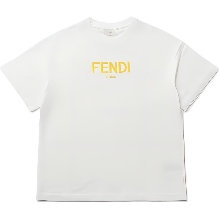 Мужская футболка Fendi SS23 Детская (белая)