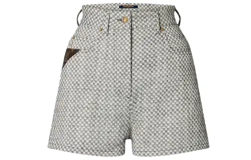 LOUIS VUITTON Denim Shorts Women's Black
