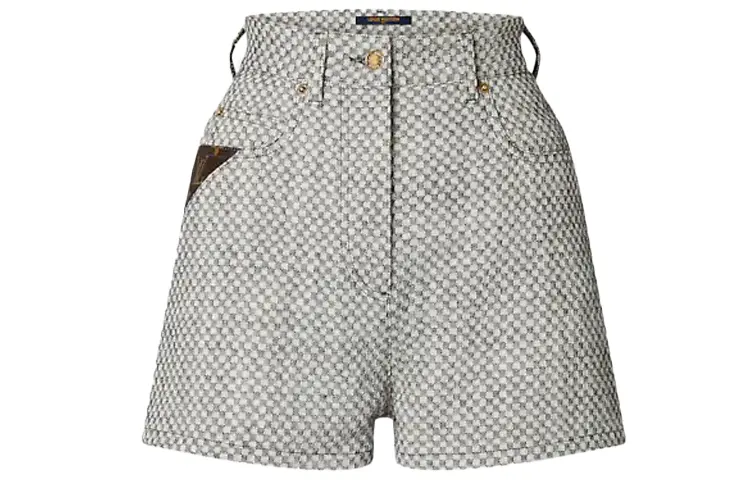LOUIS VUITTON Denim Shorts Women's Black