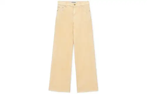 LOEWE SS24 Jeans Women's Vanilla Yellow