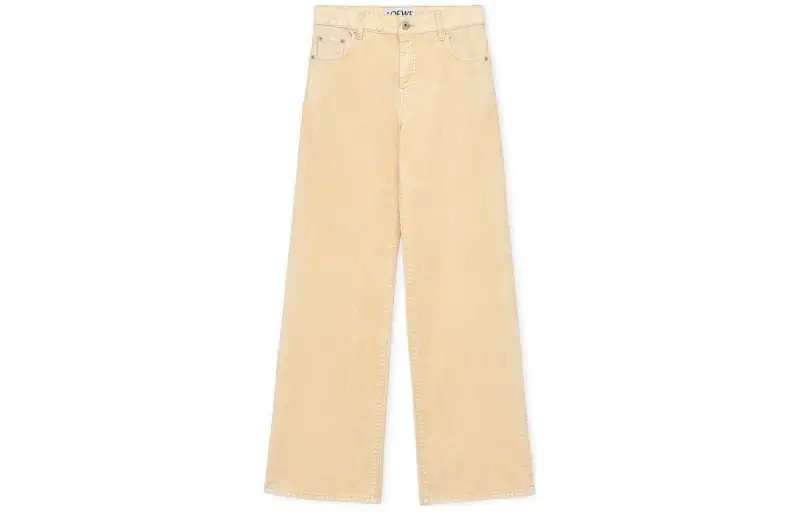 LOEWE SS24 Jeans Women's Vanilla Yellow
