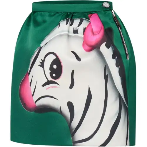 LOUIS VUITTON Zebra Mini Skirt