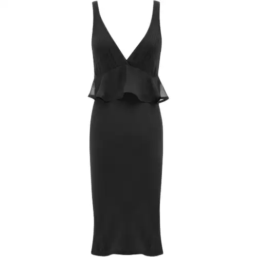SAINT LAURENT SS24 Sleeveless Dress Women's Black