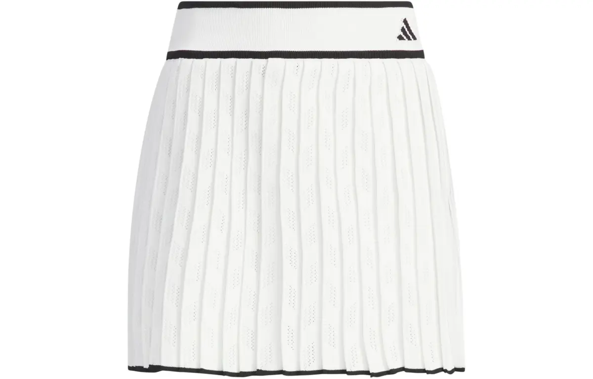 Adidas Primeknit Pleated Skirt Casual Short Skirts Women's White