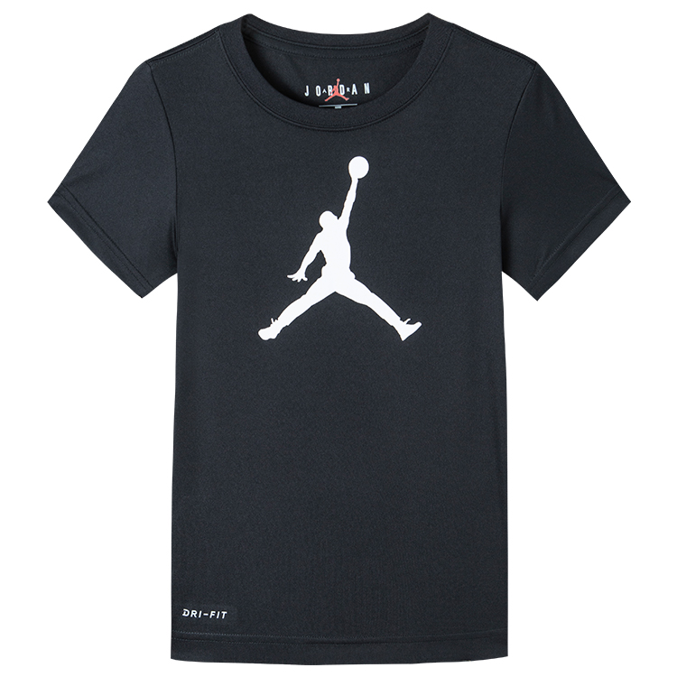 Мужская футболка Jordan Dri-FIT Logo (черная)