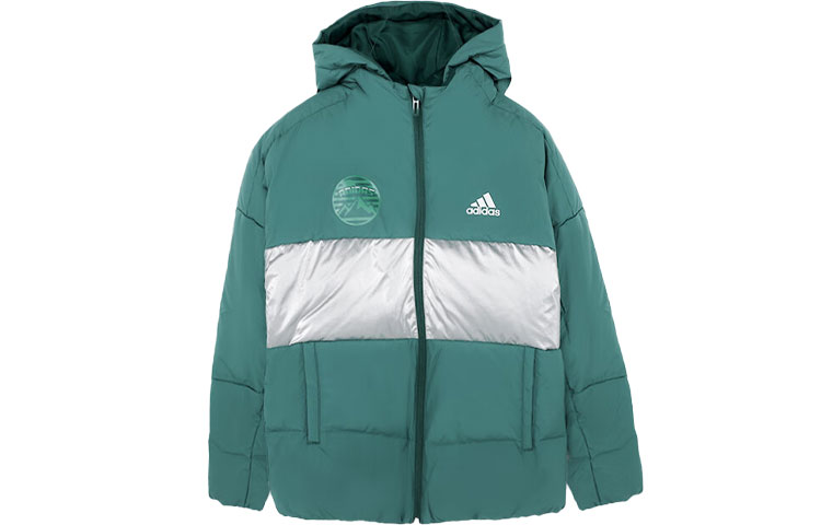 Детская куртка adidas (зеленая)