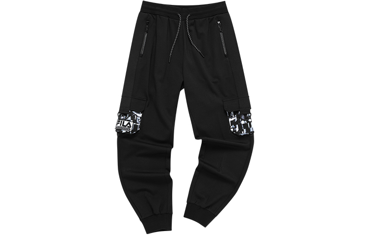 FILA FUSION X White Mountaineering FILA FUSION Hakusan L Collaboration Collection Sports Pants Women’s Pitch Black Moderate