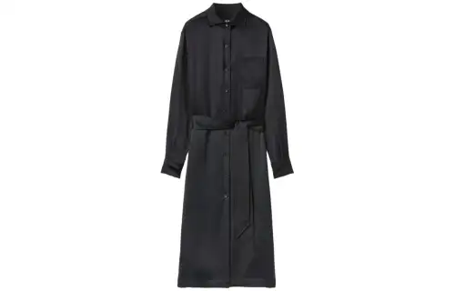 Loro Piana Long Sleeved Dress Women's Black