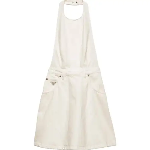 PRADA Sleeveless Dress Women's White