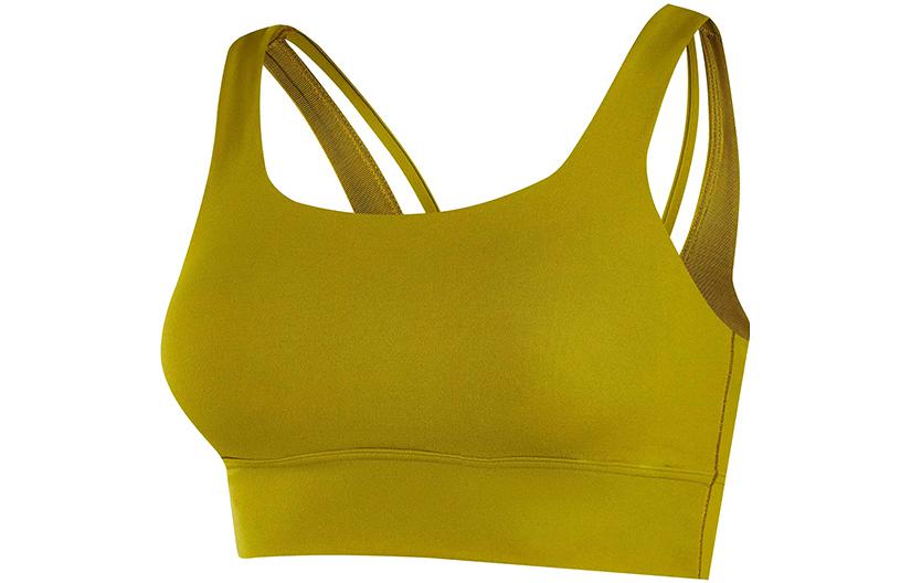 Женский спортивный топ Nike Dri-Fit Alate (горчичный)