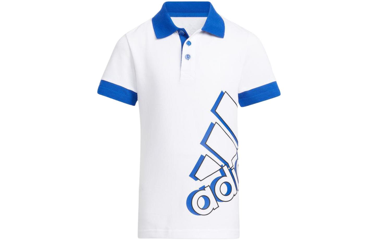 Мужская футболка adidas TPolo (белое поло)