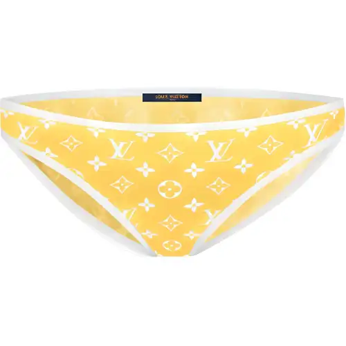 LOUIS VUITTON Swimming Shorts Women's Yellow